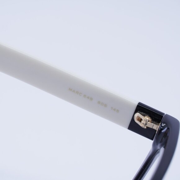 Marc Jacobs MARC 649 080S 00 Eyeglasses Black/White 53mm Cat Eye Frame - Picture 6 of 10